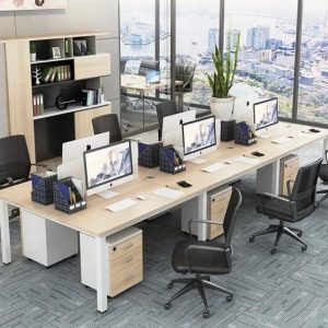 Cụm bàn làm việc 6 người - CB06T1