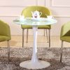 Bàn Tulip Mặt Kính Cường Lực D60cm