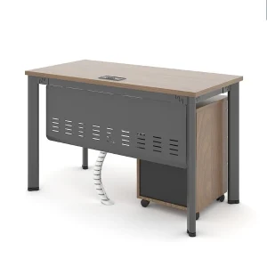 Bàn Làm Việc Chân OVAL Yếm Sắt - CS 12